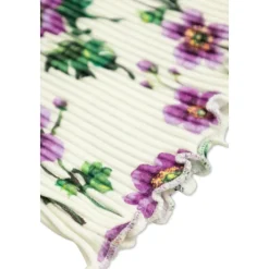 Stripete bukser med blomstermotiv