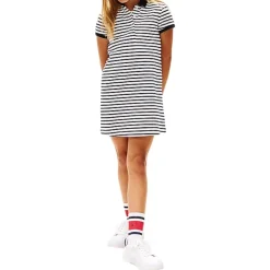 Stripete Polo Kjole