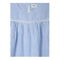 Stripete sommerfugl erme bluse