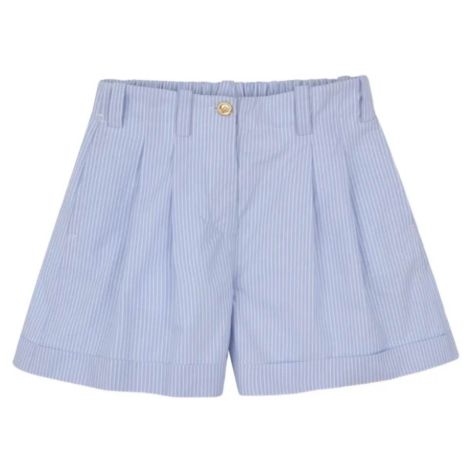 Stripet skjorte og shorts sett