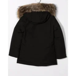 Svart Arctic Racoon Parka