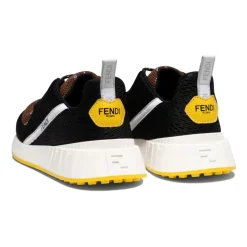 Svarte Monogram Sneakers for Gutter