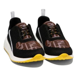 Svarte Monogram Sneakers for Gutter