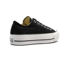 Svarte Platform Sneakers Urban Stil