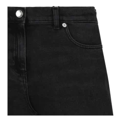 Svart Logo Plaque Jeans