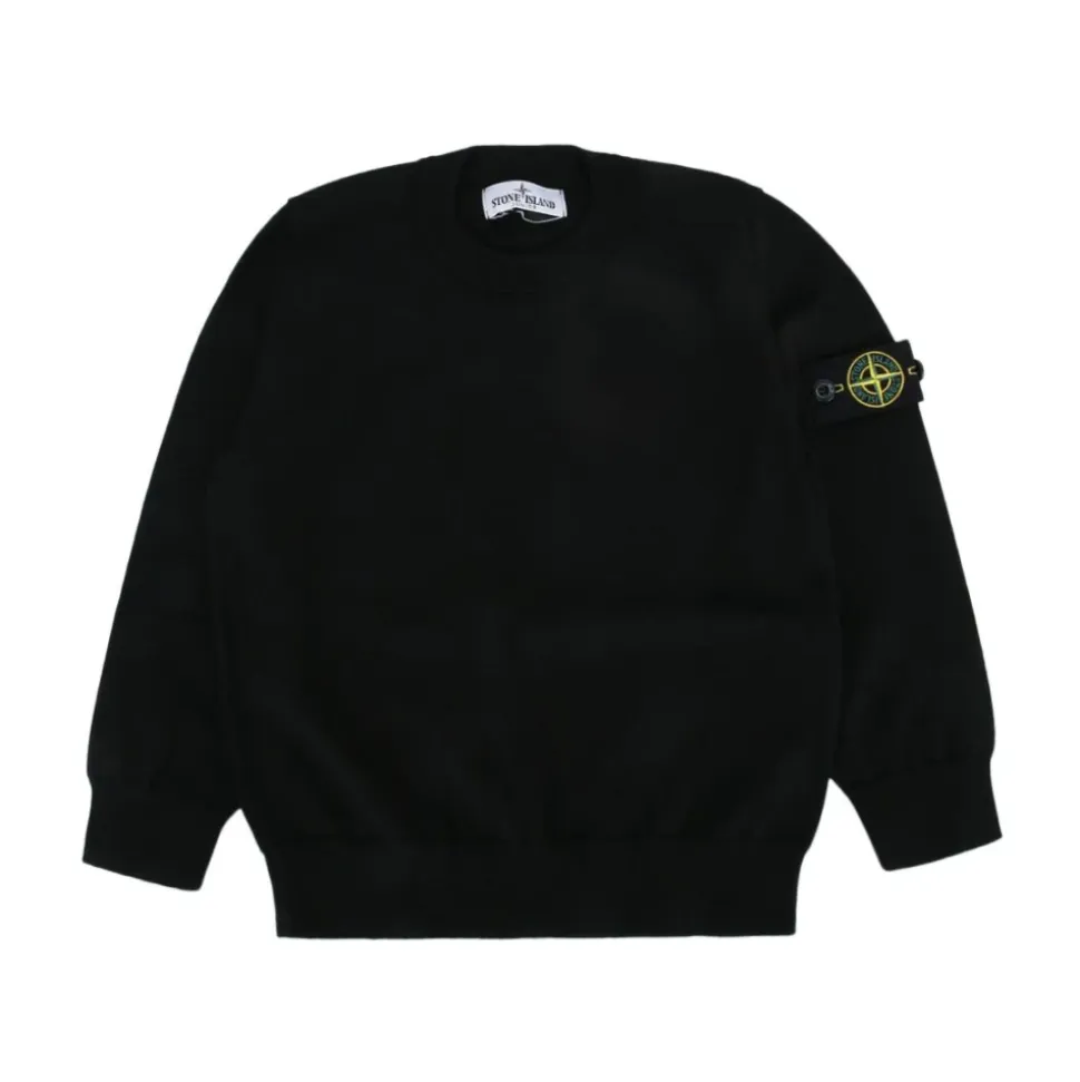 Svart Sweatshirt for Gutter SS25