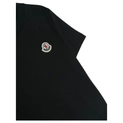 Svart T-skjorte med filtlogo for barn