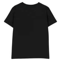 Svart T-skjorte med filtlogo for barn
