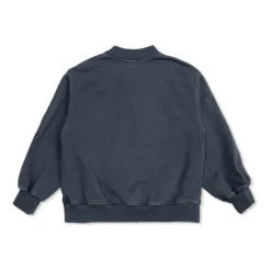 Sweatshirt med brodert logo