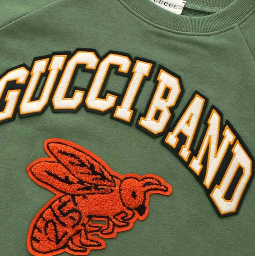 Sweatshirt med logodetalj