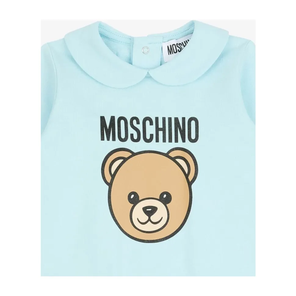 Teddy Bear bomullsfleece-onesie