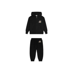 Teddy Bear bomulls-jumpsuit med hettegenser