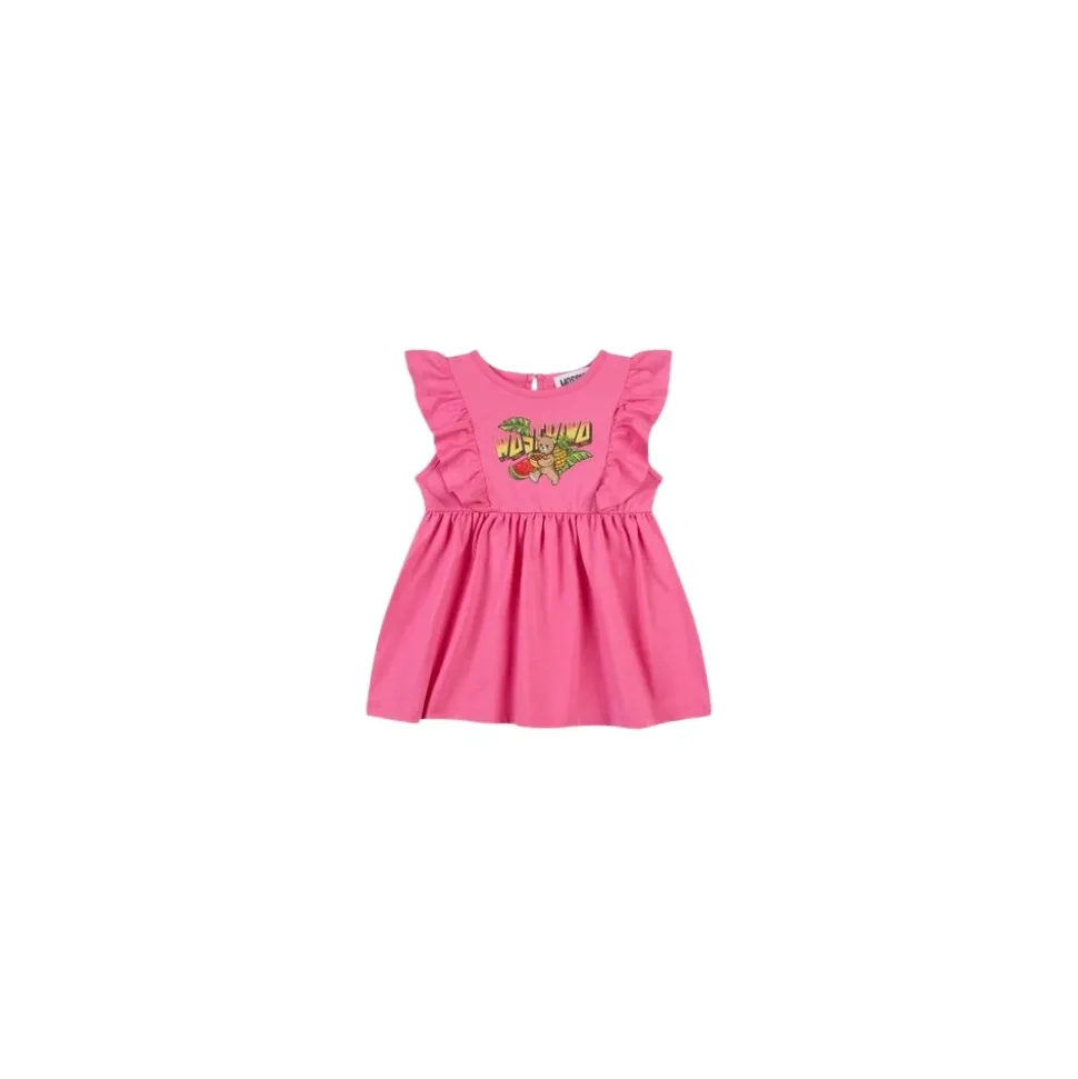 Teddy Bear Cotton Jersey Dress
