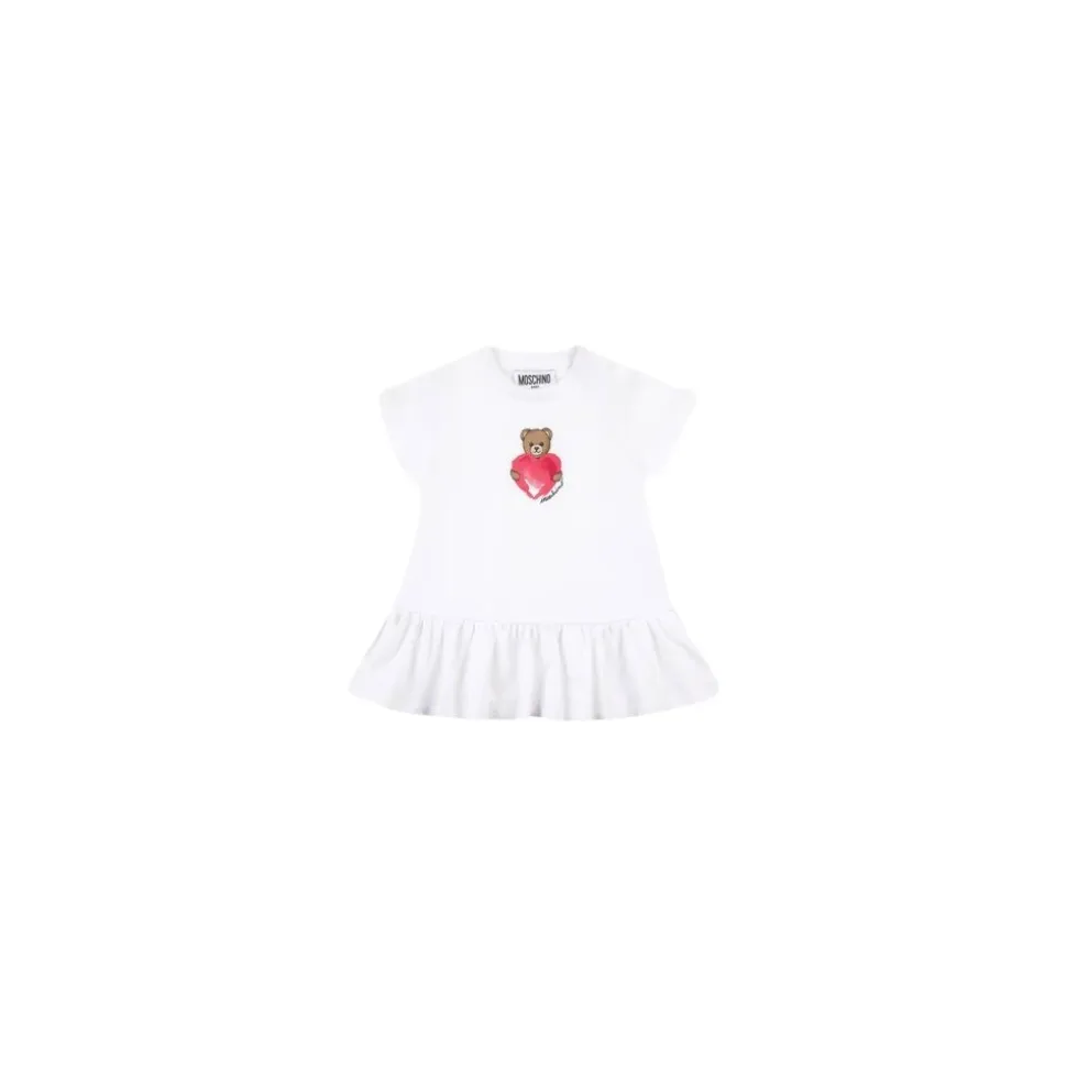 Teddy Bear Cotton Jersey Dress