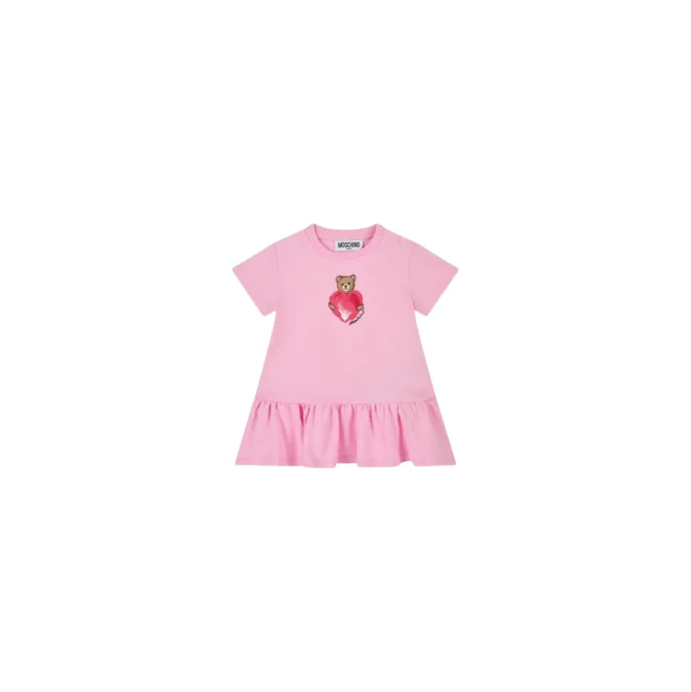Teddy Bear Cotton Jersey Dress