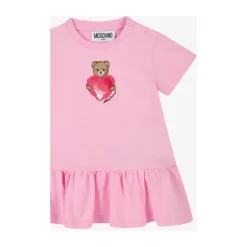 Teddy Bear Cotton Jersey Dress