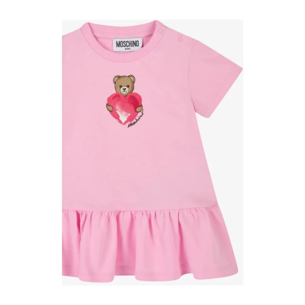 Teddy Bear Cotton Jersey Dress