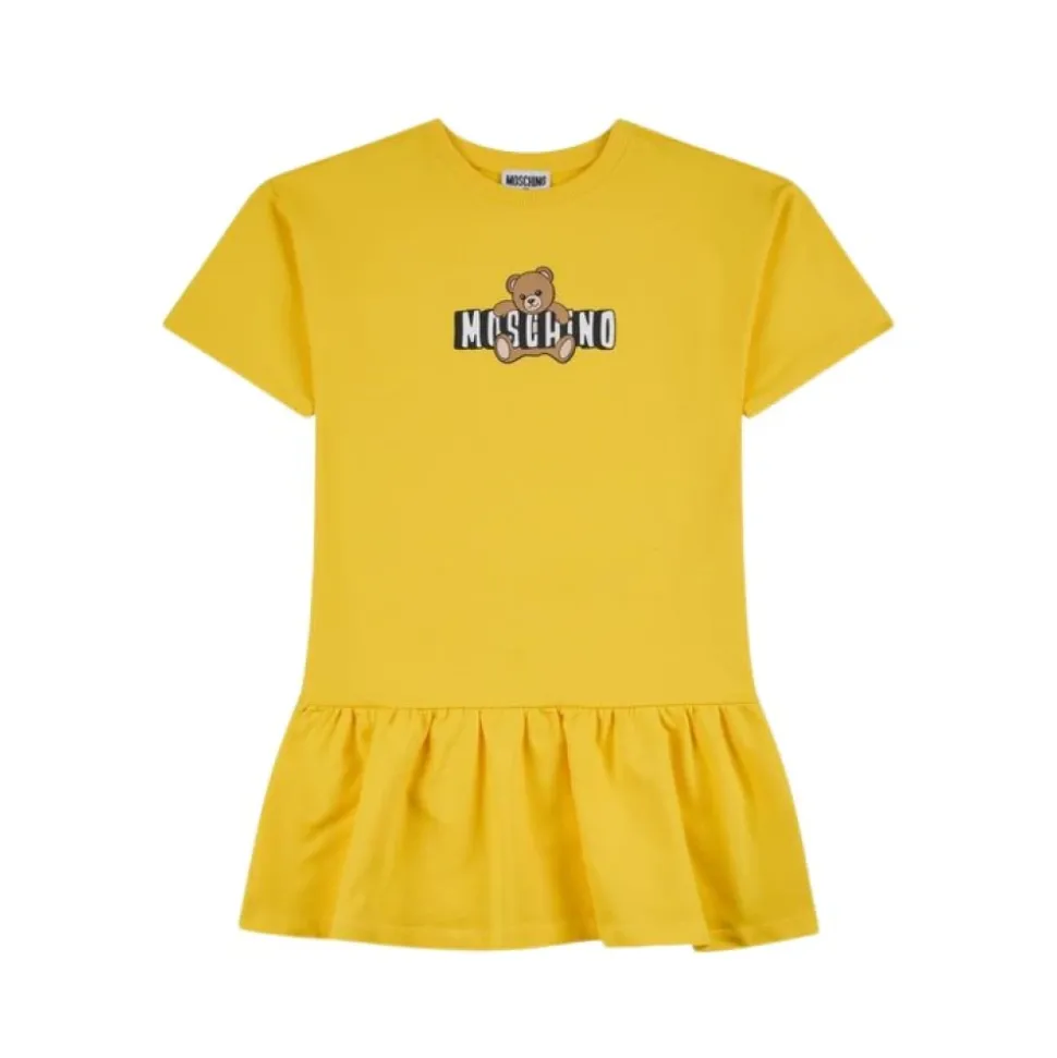Teddy Bear Cotton Jersey Dress