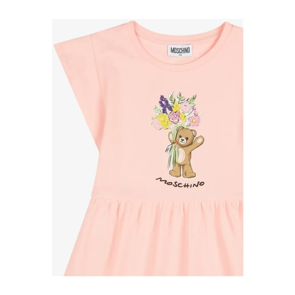 Teddy Bear Cotton Piqué Dress