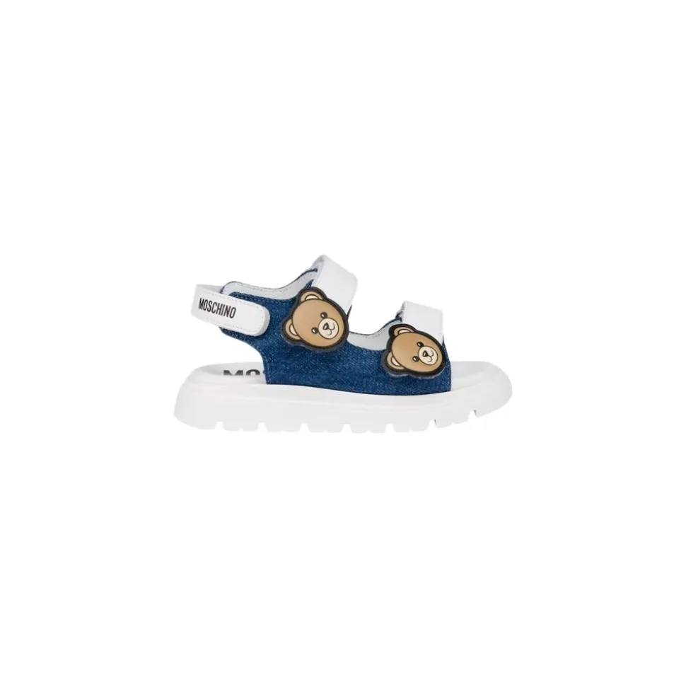 Teddy Bear Denim Sandaler