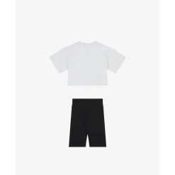 Teddy Bear T-skjorte og shortssett i bomullsjersey