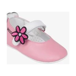 Teddy Patch Nappa Leather Ballet Flats
