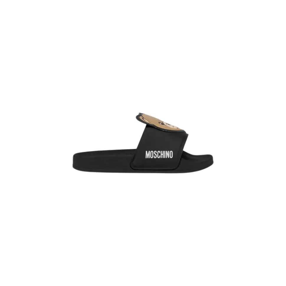 Teddy Patch Pool Slides