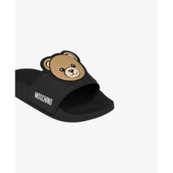 Teddy Patch Pool Slides