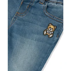 Teddy Patch Stretch Denim Bukser