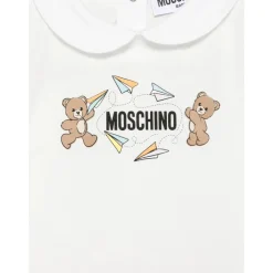 Teddy Print Onesie og Hatt Sett