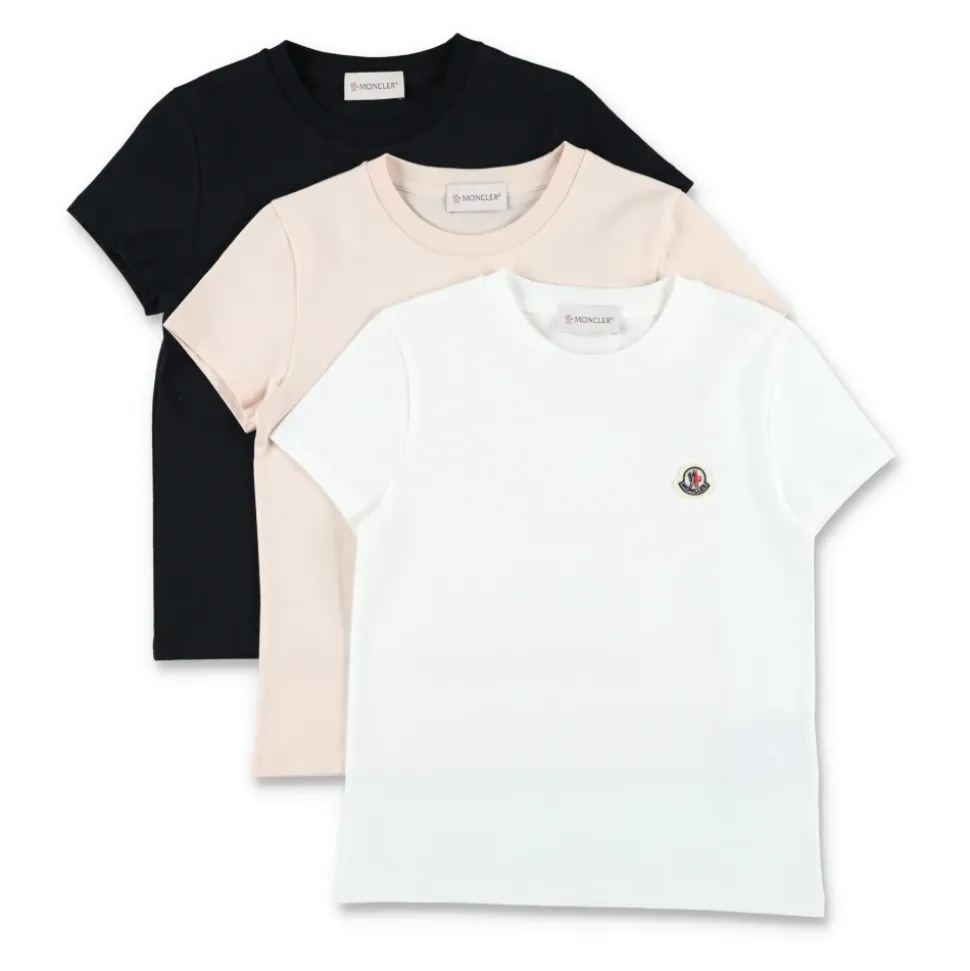 Three-Pack Logo Patch T-Shirts