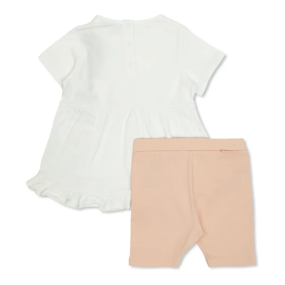 Topp og shorts leggingssett