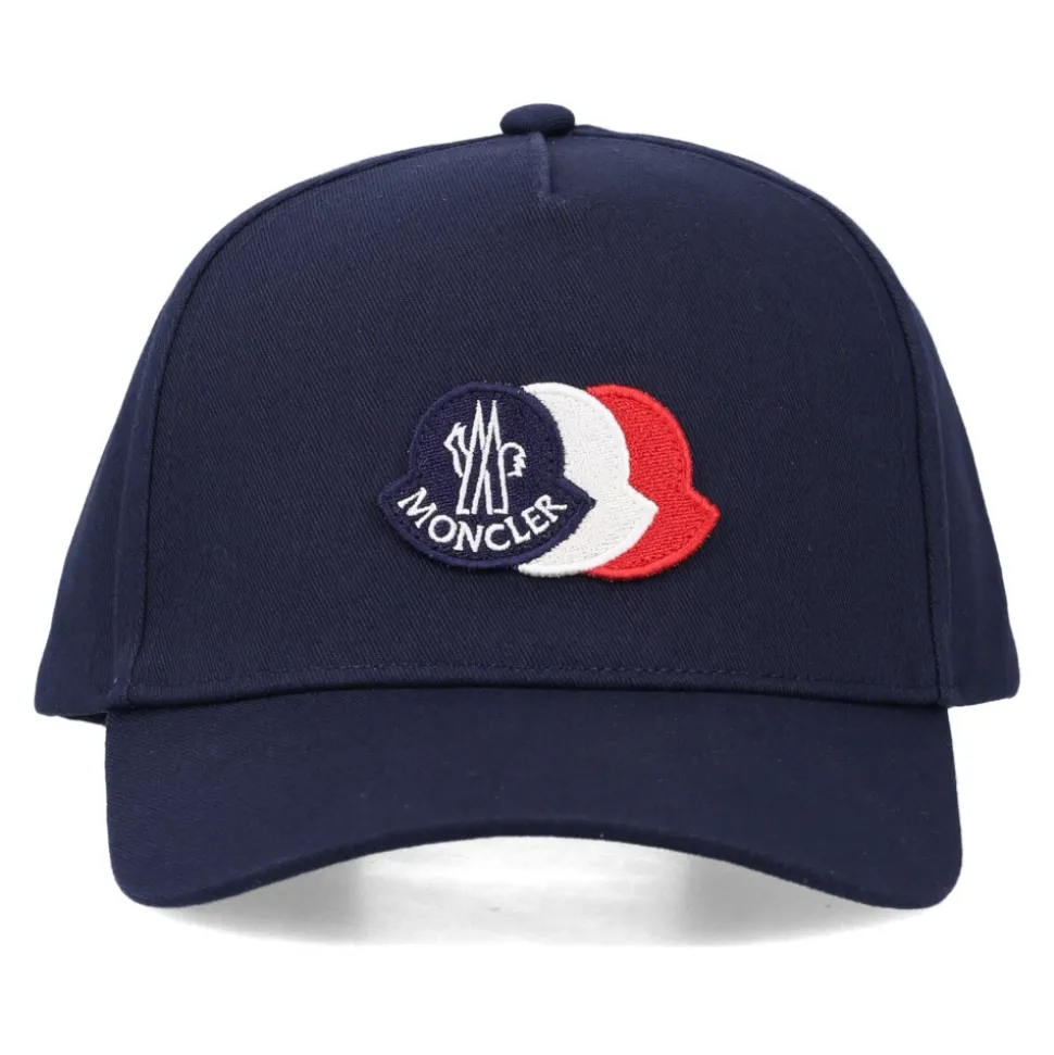 Tricolor Logo Cotton Baseball Cap