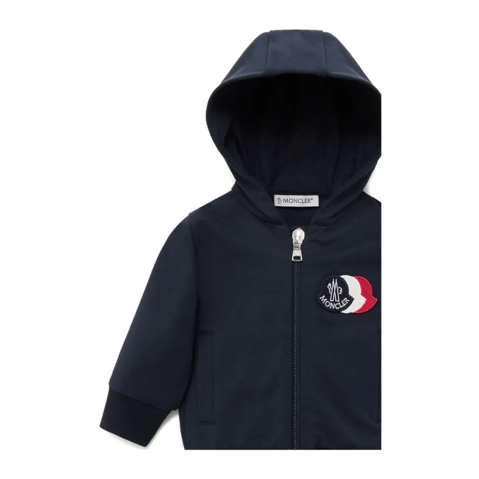 Triple Logo Zip Hoodie