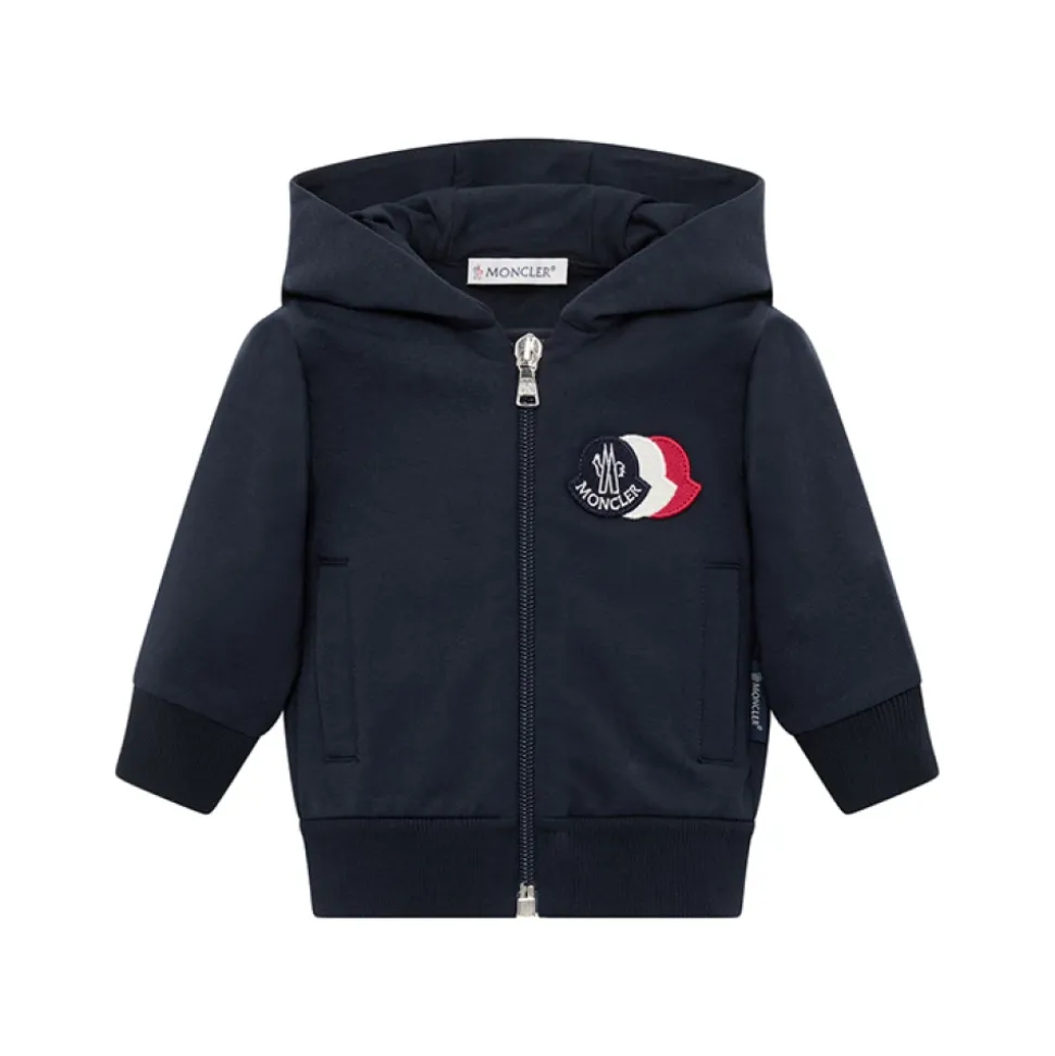 Triple Logo Zip Hoodie
