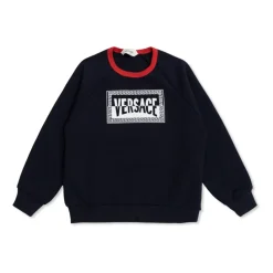 Trykket sweatshirt i bomullsjersey