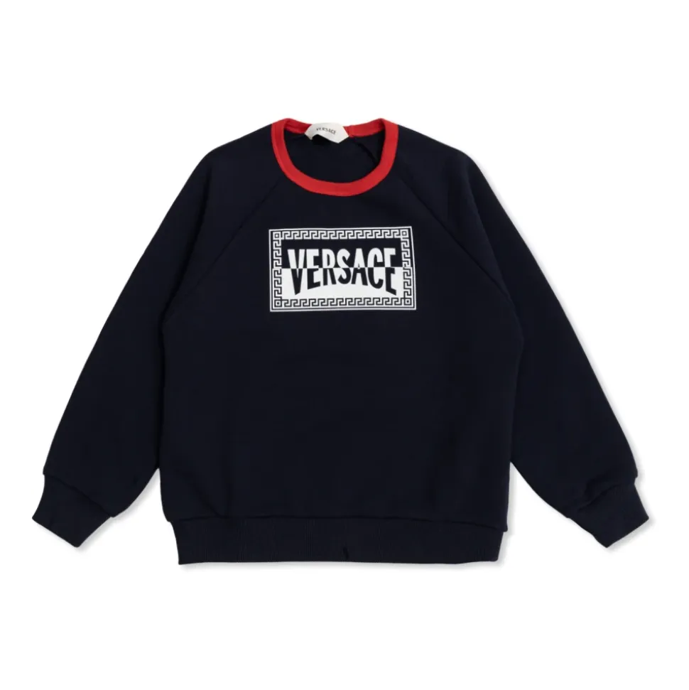 Trykket sweatshirt i bomullsjersey