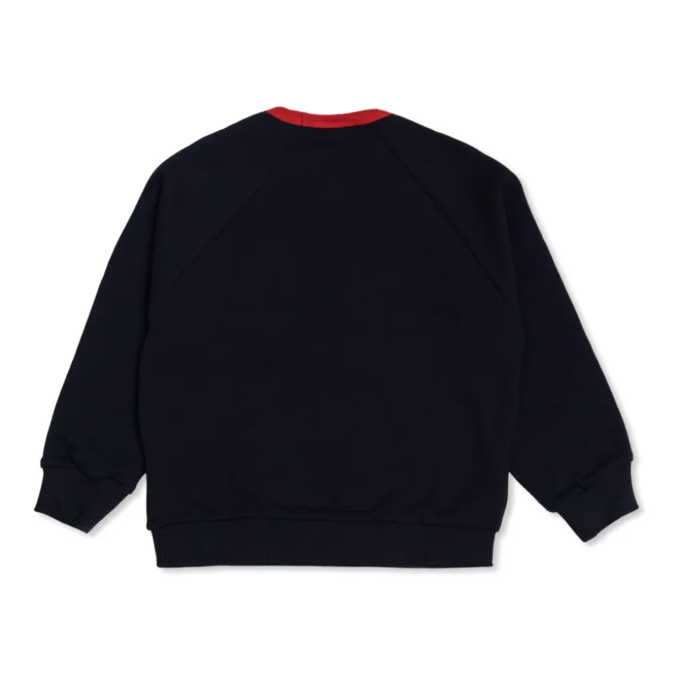 Trykket sweatshirt i bomullsjersey