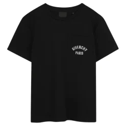 T-skjorte med brodert logo på brystlomme