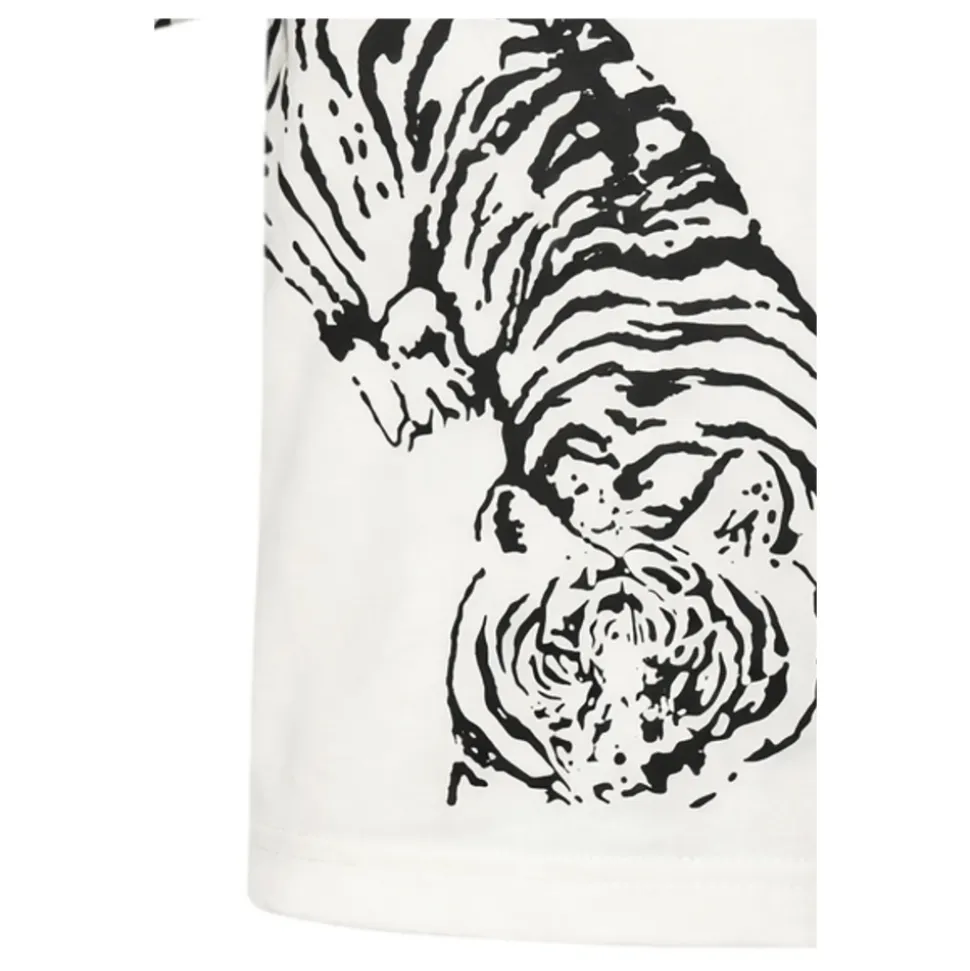 T-skjorte med tigertrykk