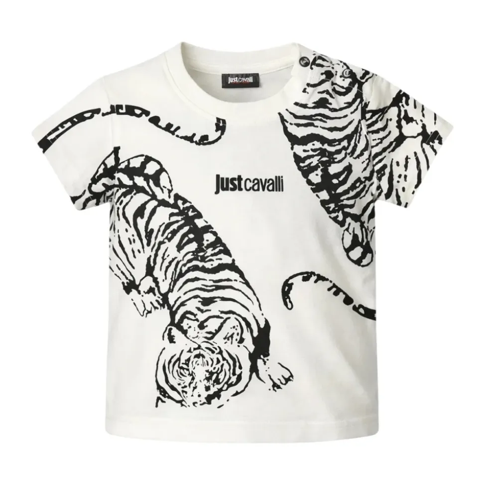 T-skjorte med tigertrykk