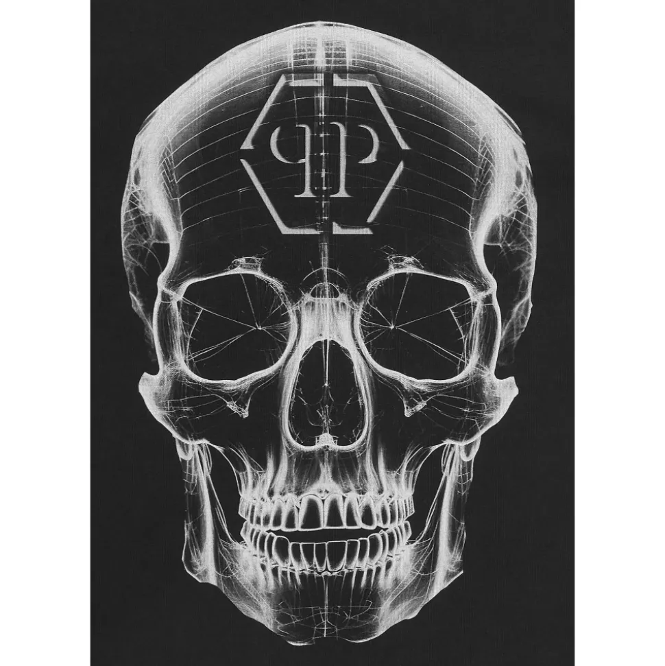 T-skjorte Rund Hals SS Skull