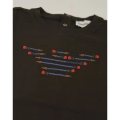 T-skjorte sett kort erme med logotrykk