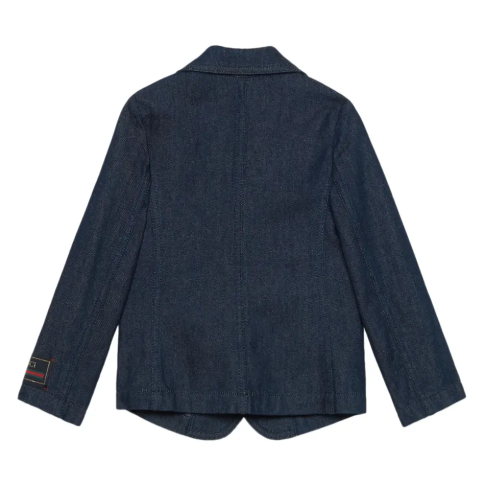Vasket denimjakke
