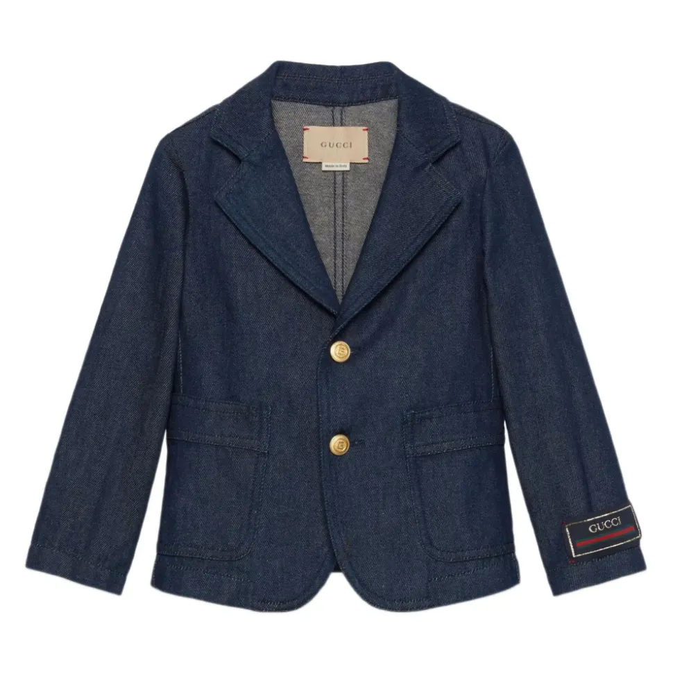 Vasket denimjakke