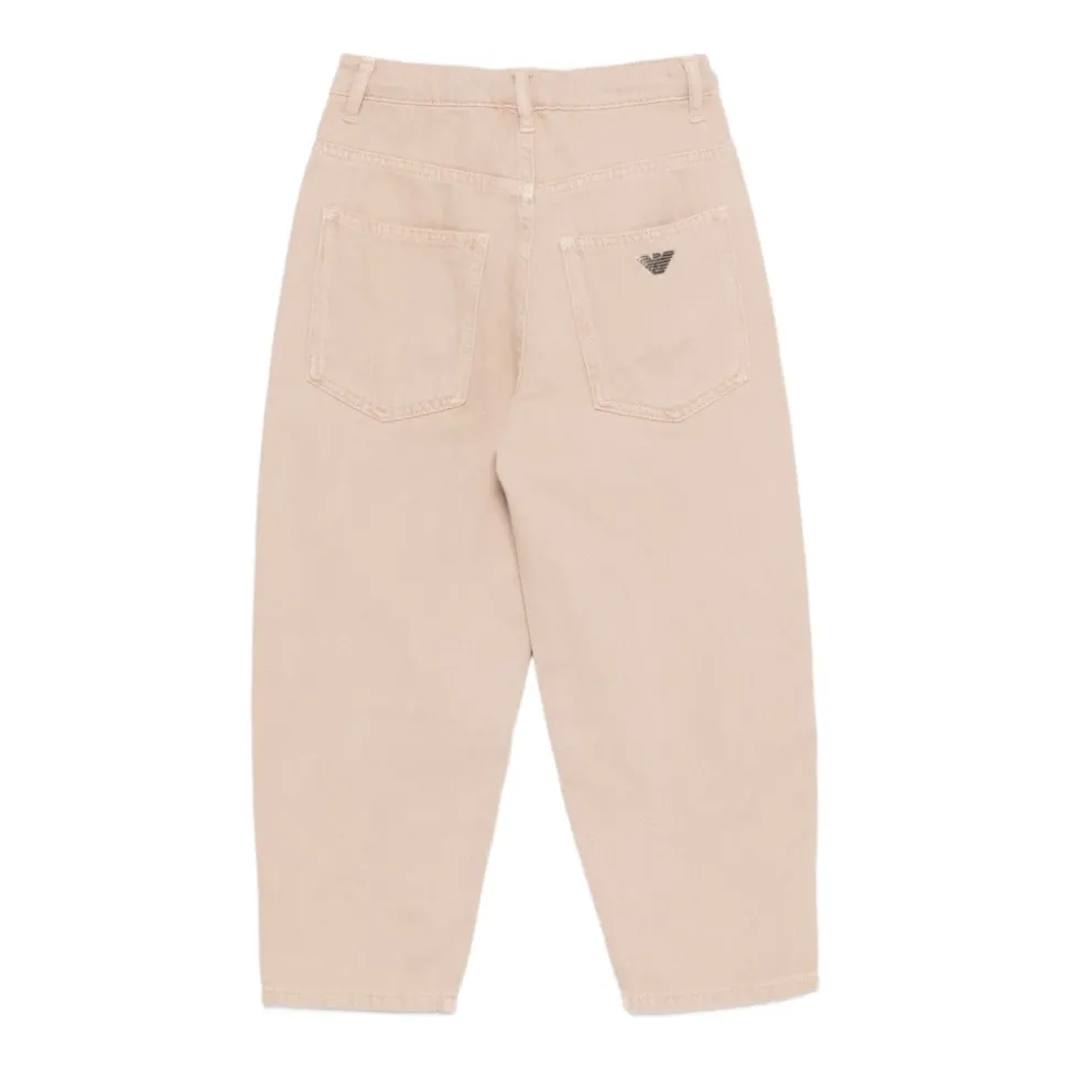 Vide Cropped Jeans med Vide Ben