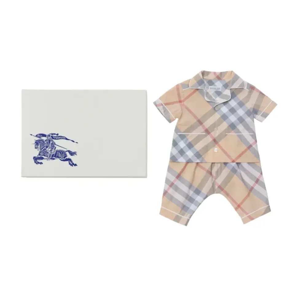 Vintage Check To-Delt Sett