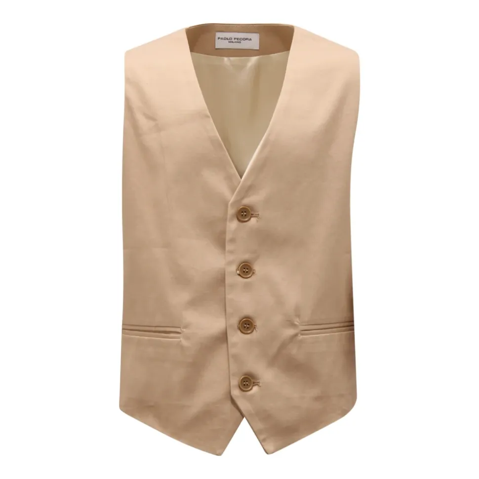 V-neck Enkeltspent Vest