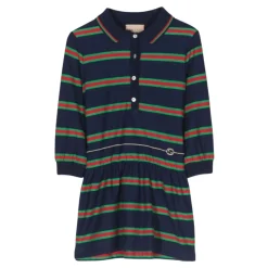 Web Stripe Bomullskjole