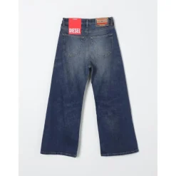Wide Leg Distressed Jeans